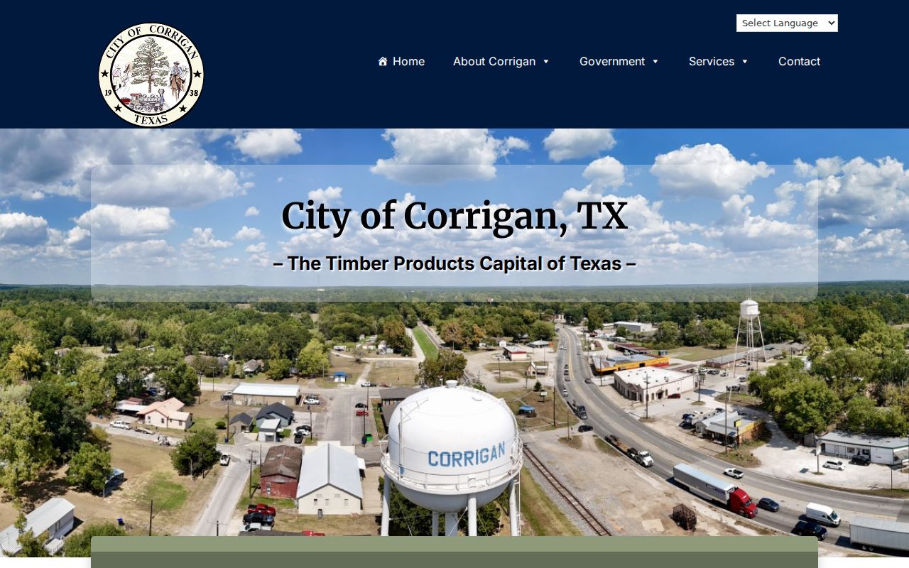 City of Corrigan government source for Corrigan criminal records